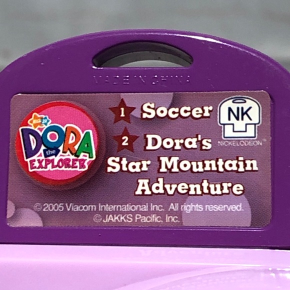 Dora The Explorer Plug It In And Play TV Game System Jakks Pacific 2005 Works - Picture 4 of 8